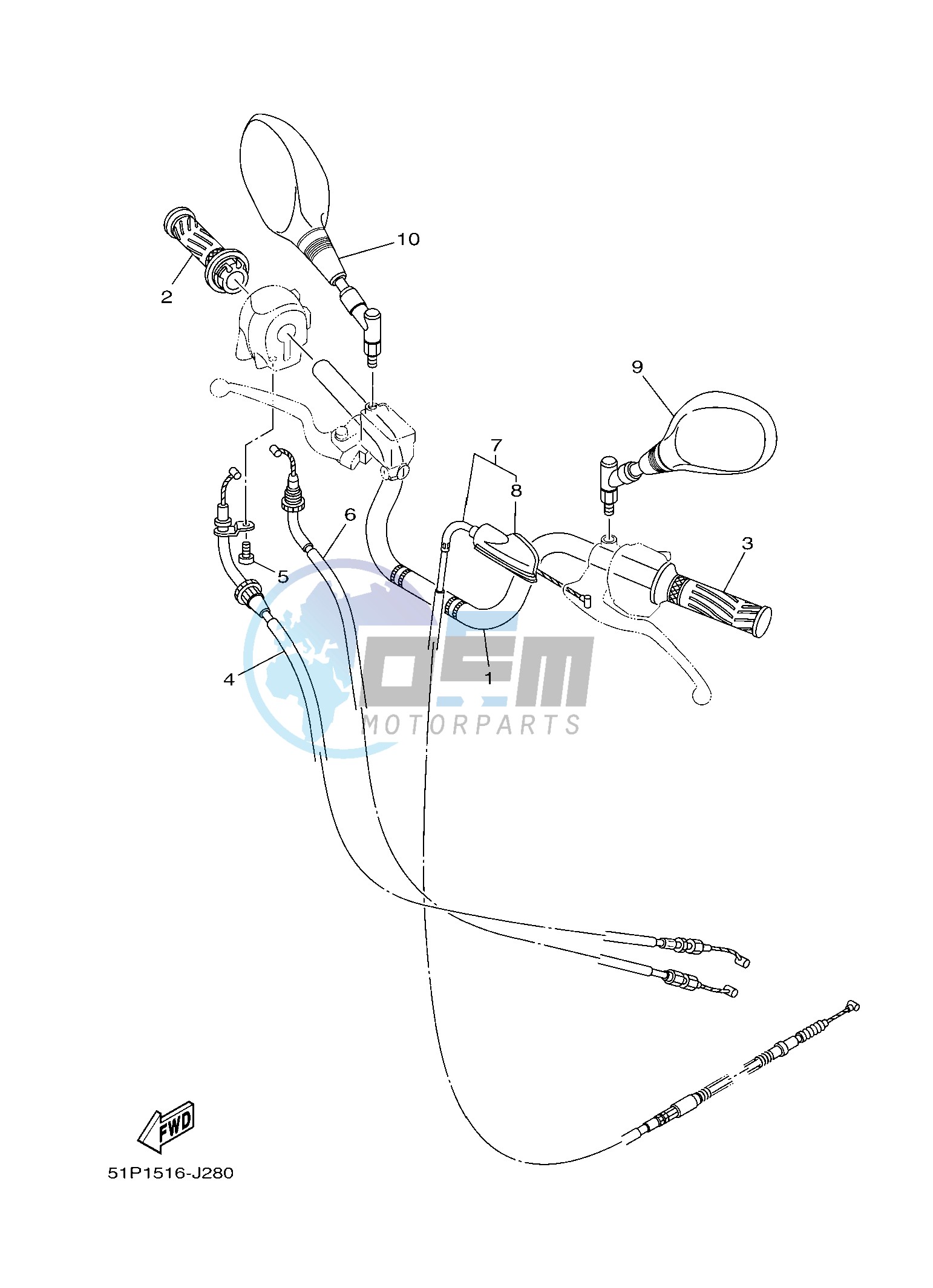 STEERING HANDLE & CABLE