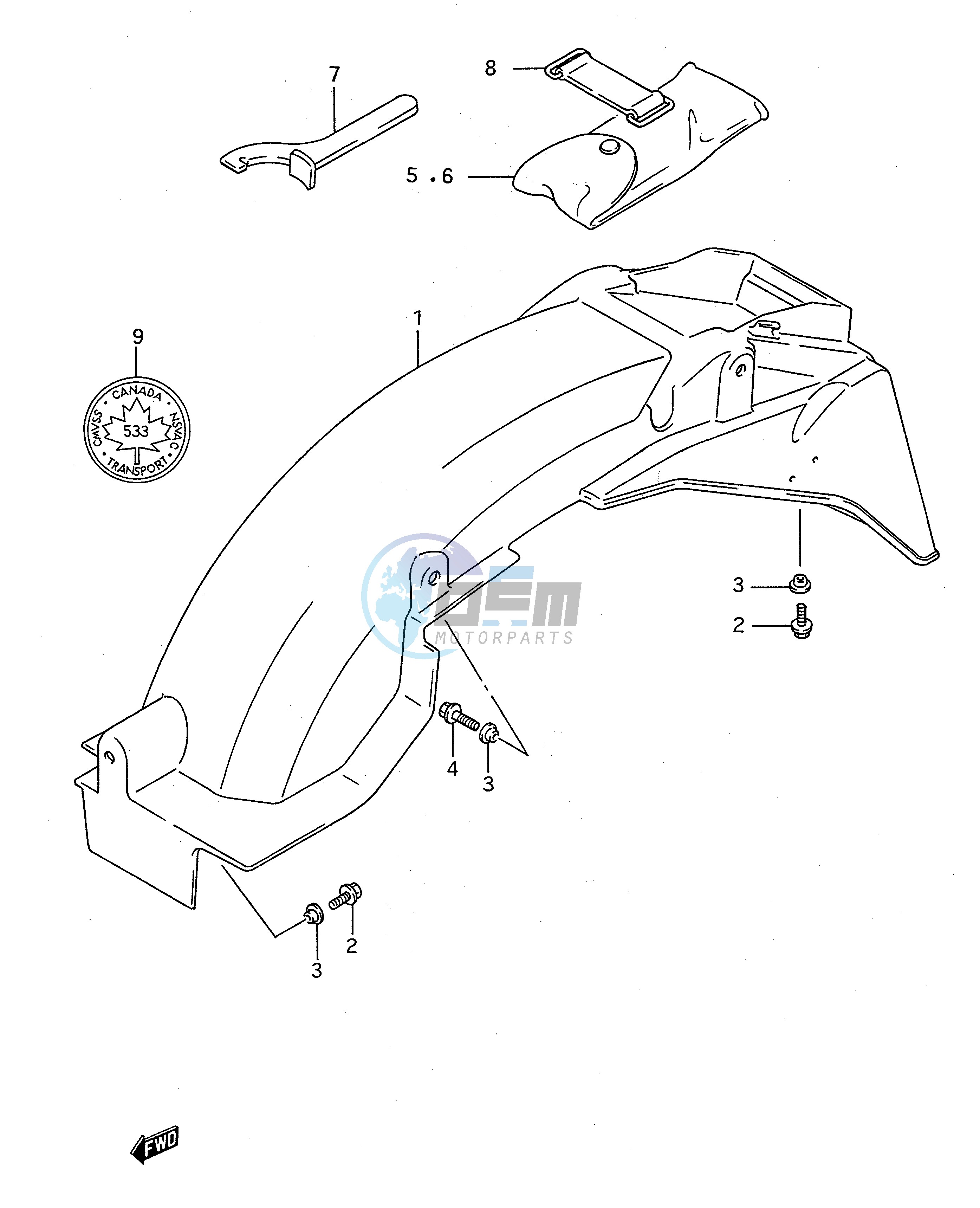 REAR FENDER