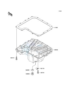 Z750S ZR750K6F FR GB XX (EU ME A(FRICA) drawing Oil Pan