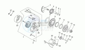 SR 50 Air (Vertical cylinder) vertical cil Air cooled drawing Cdi magneto assy