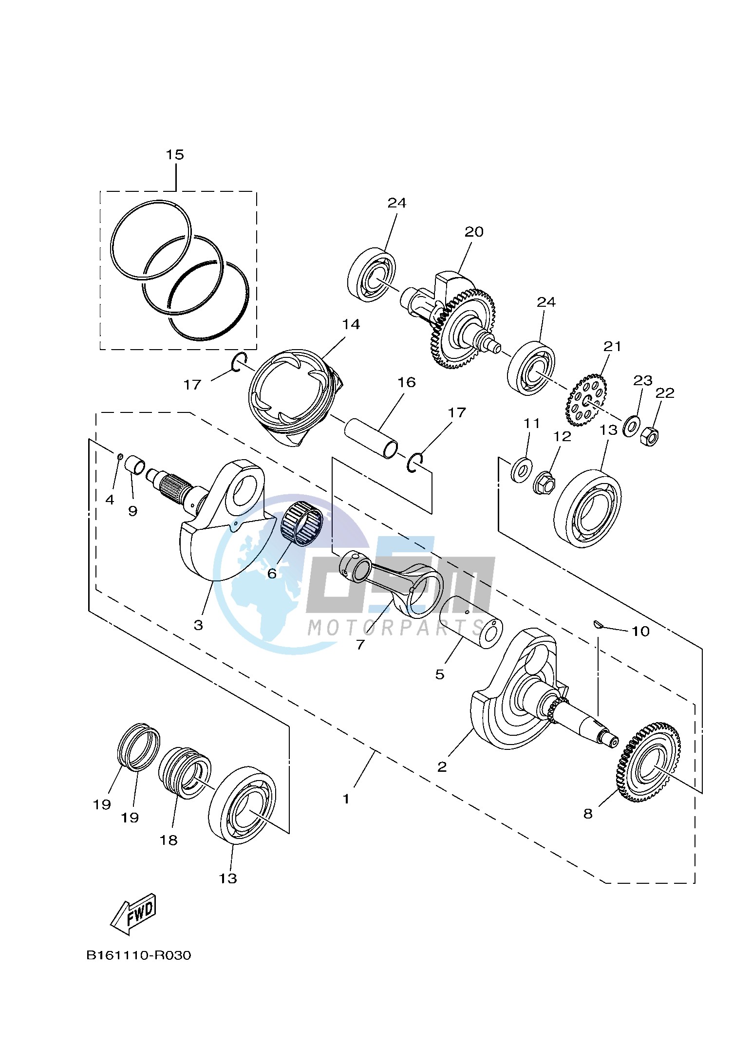 CRANKSHAFT & PISTON