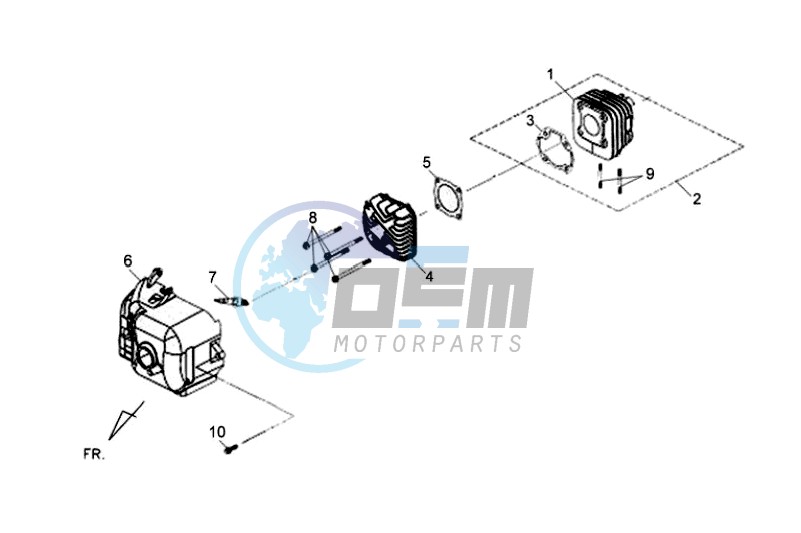 CYLINDER / CYLINDER HEAD /CYLINDER HEAD COVER