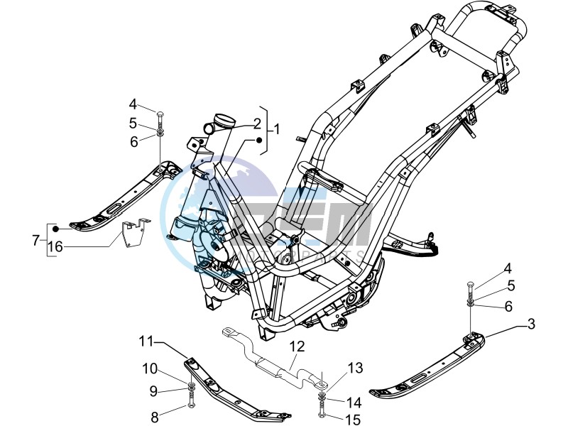 Frame bodywork