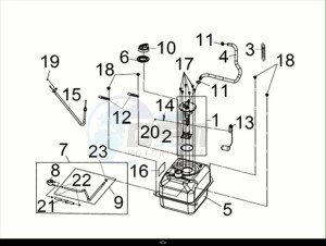 CRUISYM a 300 (LV30W2Z1-EU) (M2) drawing FUEL TANK