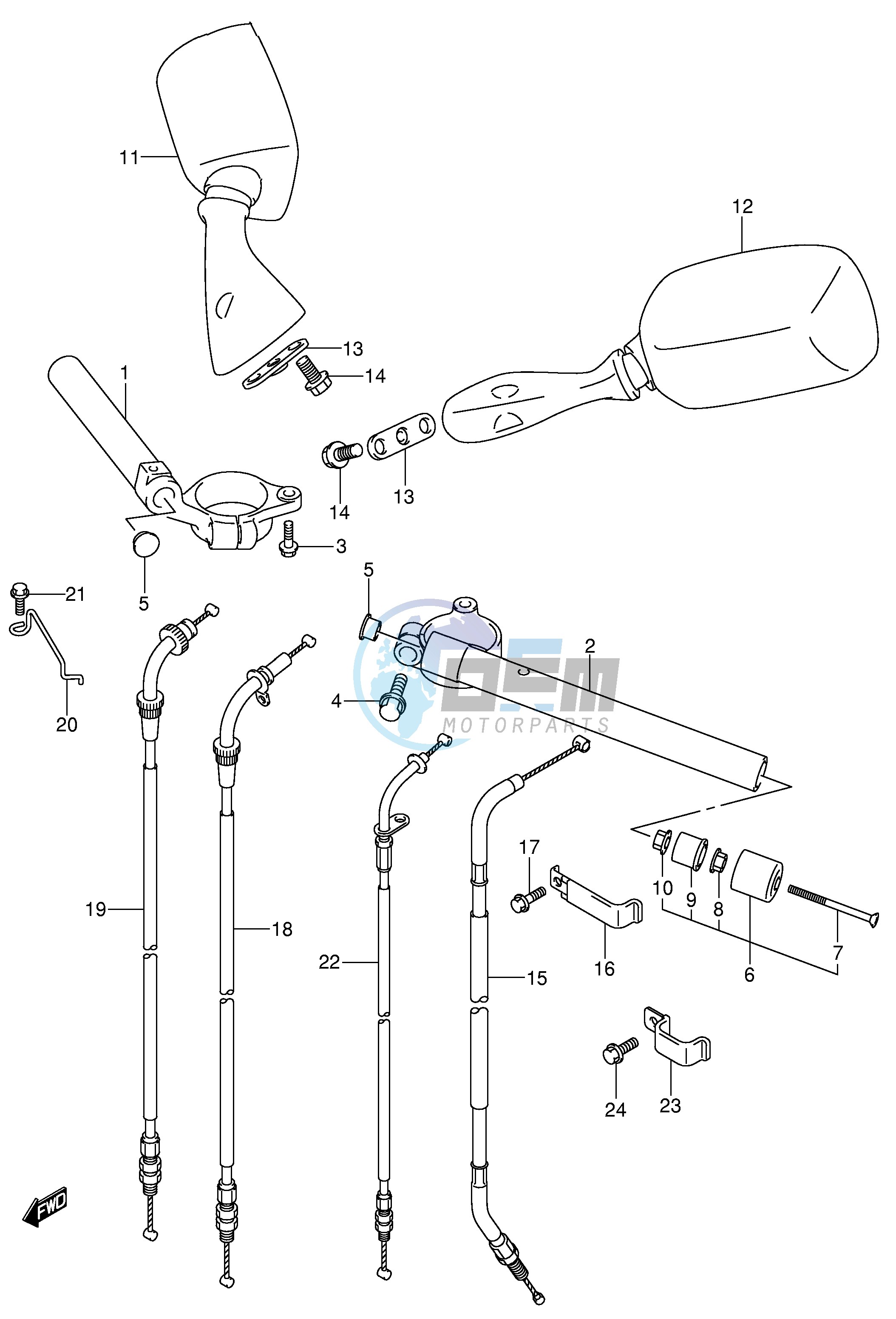 HANDLEBAR (MODEL Y K1)