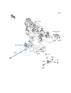 NINJA 250SL BX250AGFA XX (EU ME A(FRICA) drawing Engine Mount