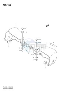 AN400 (E2) Burgman drawing KNUCKLE COVER (AN400ZAL1 E19)