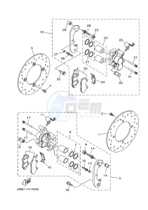 YXE700E YXE70WPXH WOLVERINE R-SPEC EPS (2MBD) drawing REAR BRAKE CALIPER