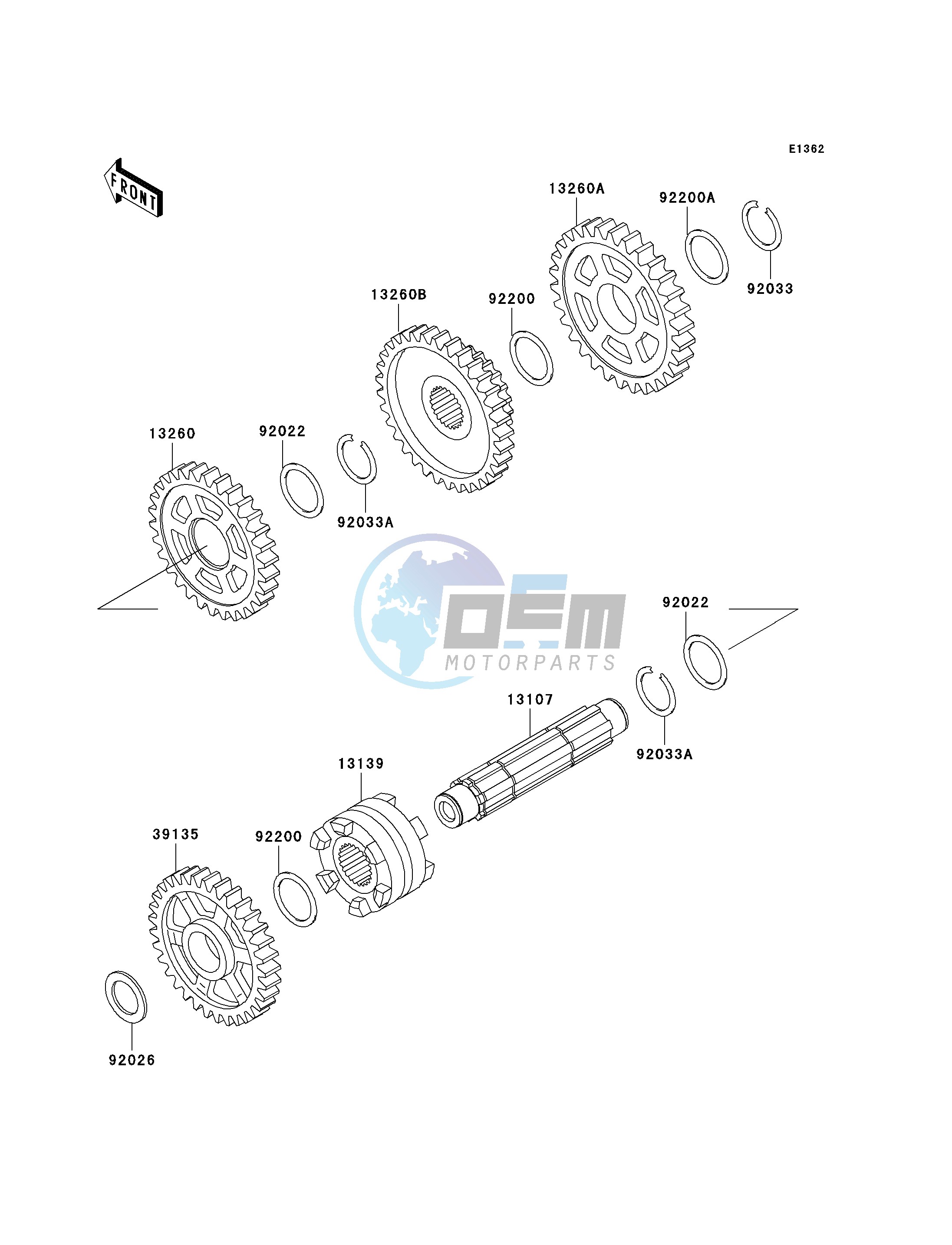 GEAR CHANGE DRUM_SHIFT FORK-- S- -