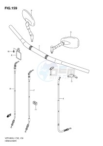 VZR1800 (E2) INTRUDER drawing HANDLEBAR (VZR1800ZL1 E19)