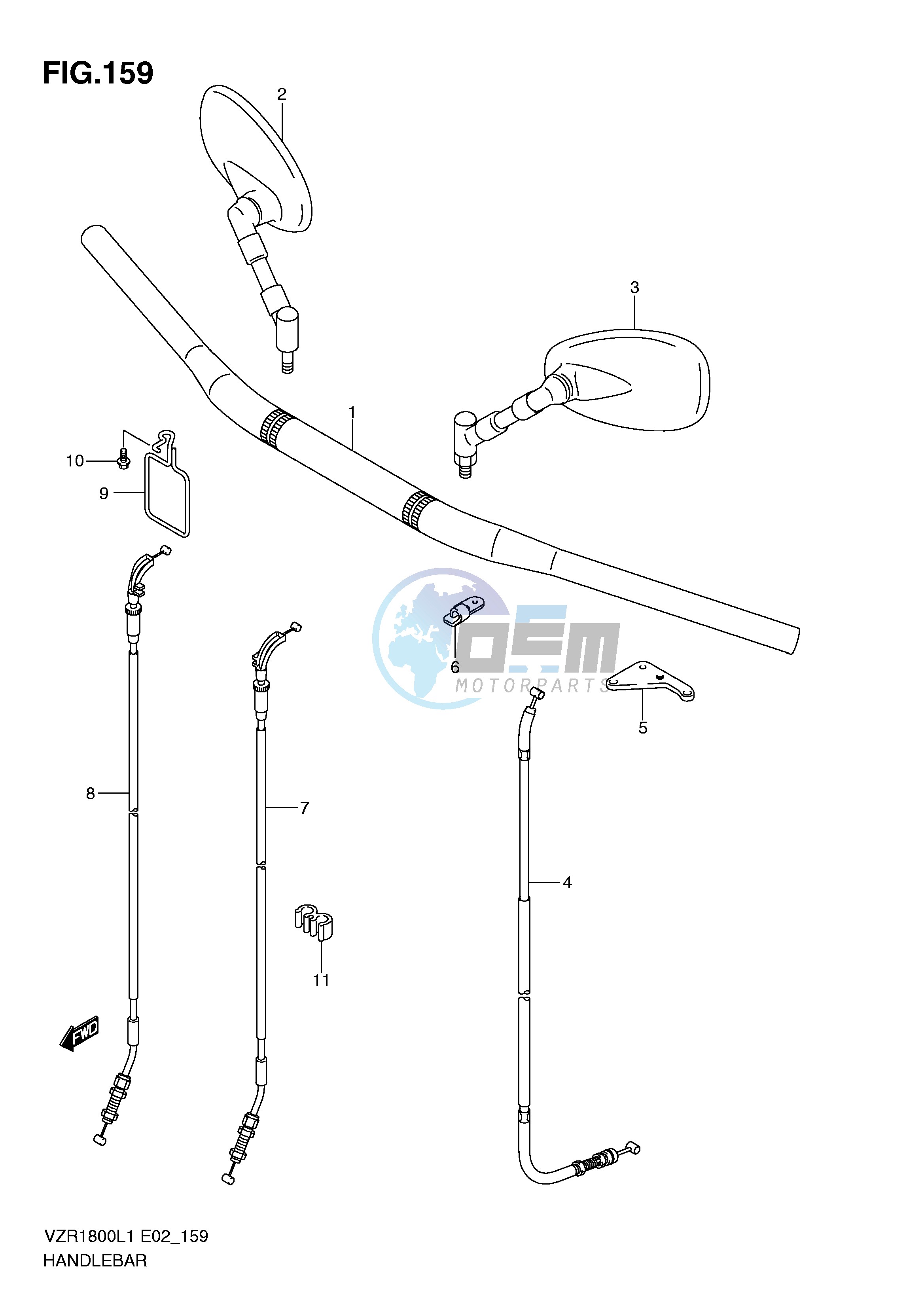 HANDLEBAR (VZR1800ZL1 E19)