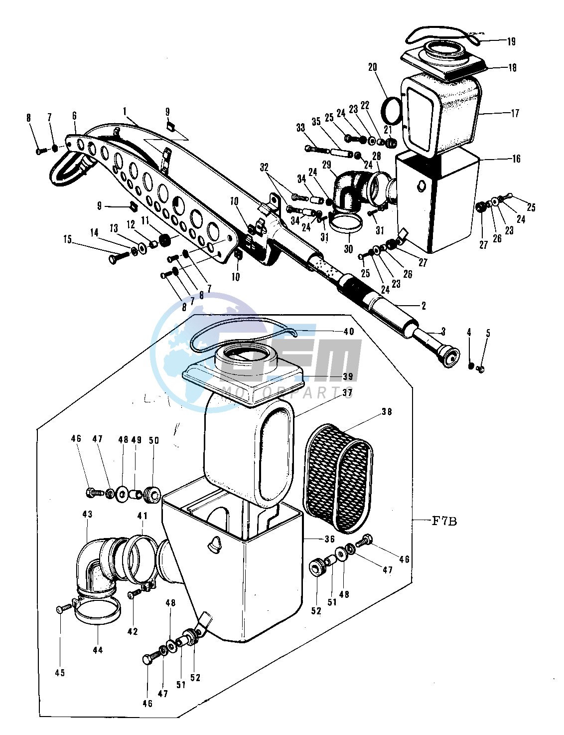 AIR CLEANER_MUFFLER -- 71-73 F7_F7-A_F7-B- -