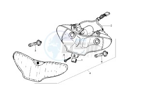 Runner VX-VXR 125-180 125 drawing Headlight