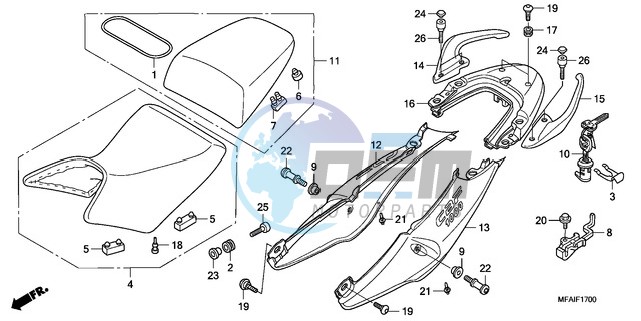 SEAT/SEAT COWL