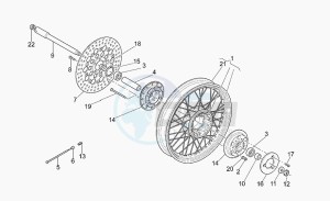 California 1100 Jackal Jackal drawing Front wheel