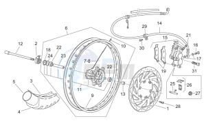 Pegaso 650 Carb drawing Front wheel