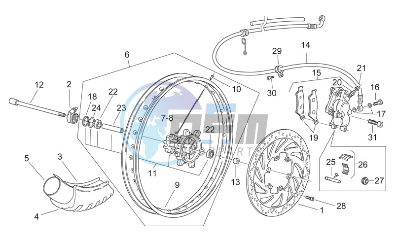 Front wheel