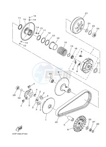 GPD150A GPD150-A NMAX 150 (BV41) drawing CLUTCH