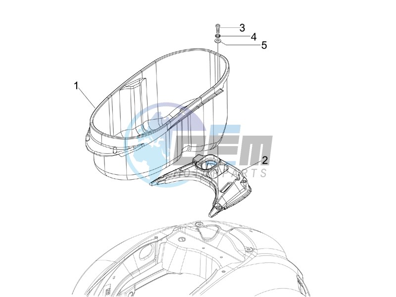 Helmet housing - Undersaddle