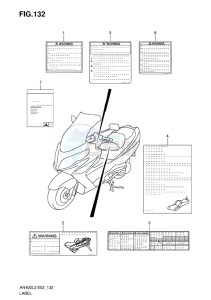 AN400 ABS BURGMAN EU drawing LABEL