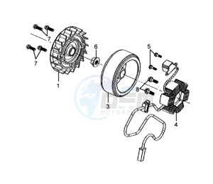 MIO 50 L6 drawing MAGNETO / FLYWHEEL