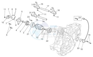 SXV 450-550 Street Legal drawing Gear box selector II