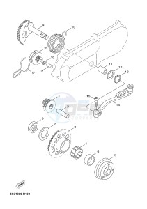 YN50 YN50F NEO'S 4 (2ACM 2ACM 2ACM 2ACM) drawing STARTER