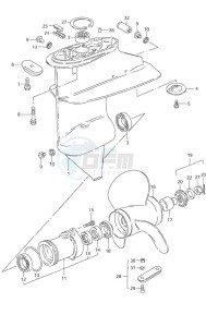 DF 9.9 drawing Gear Case