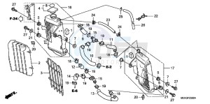 CRF450RC drawing RADIATOR