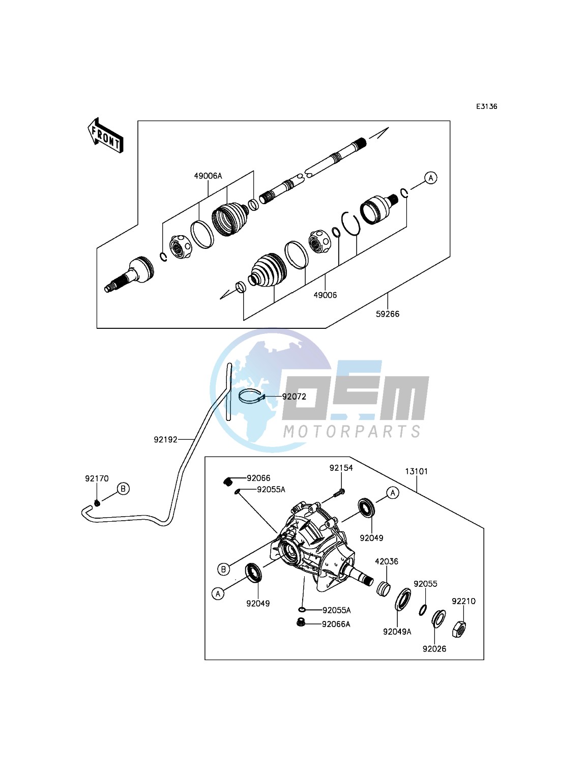 Drive Shaft-Front