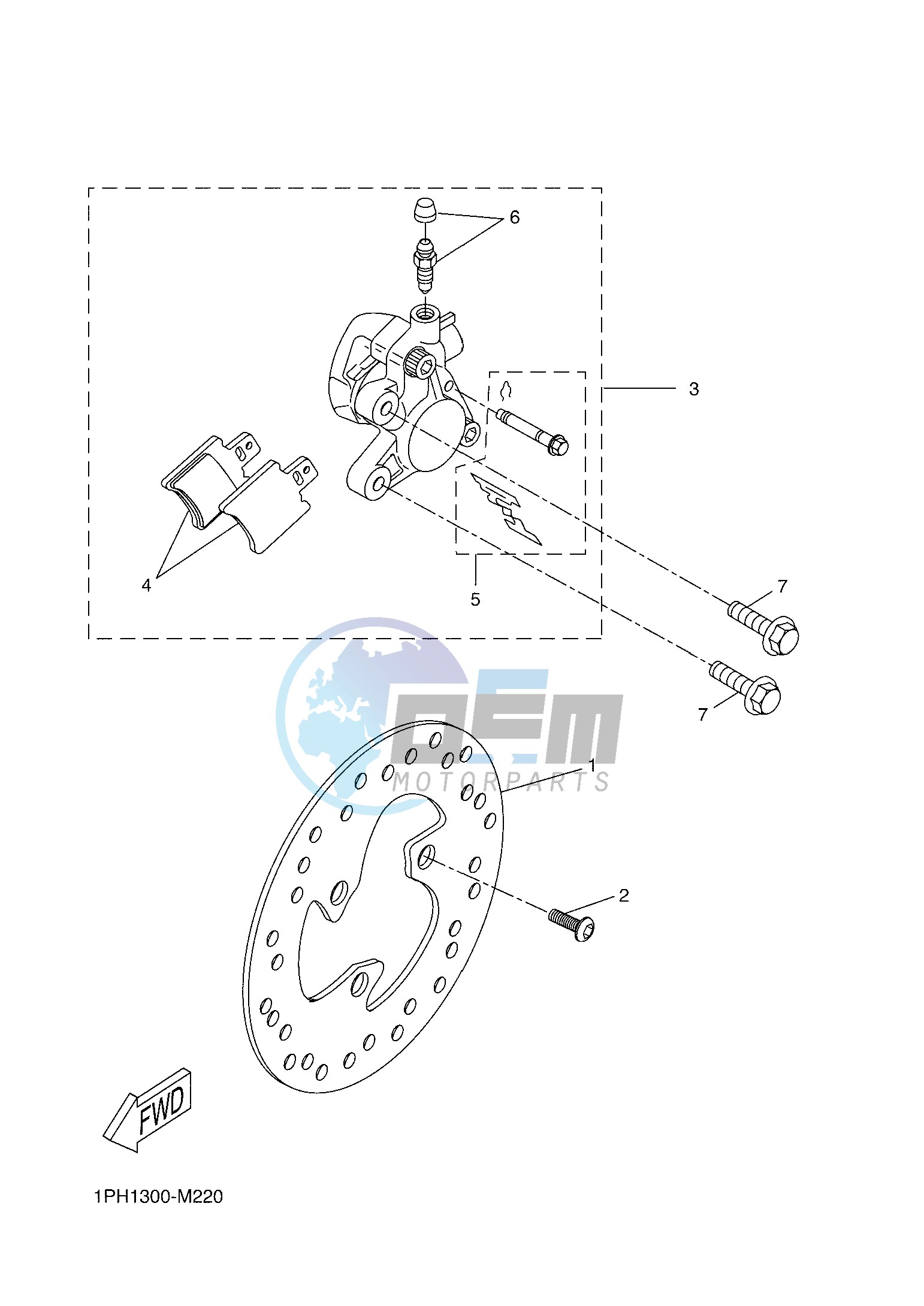 FRONT BRAKE CALIPER