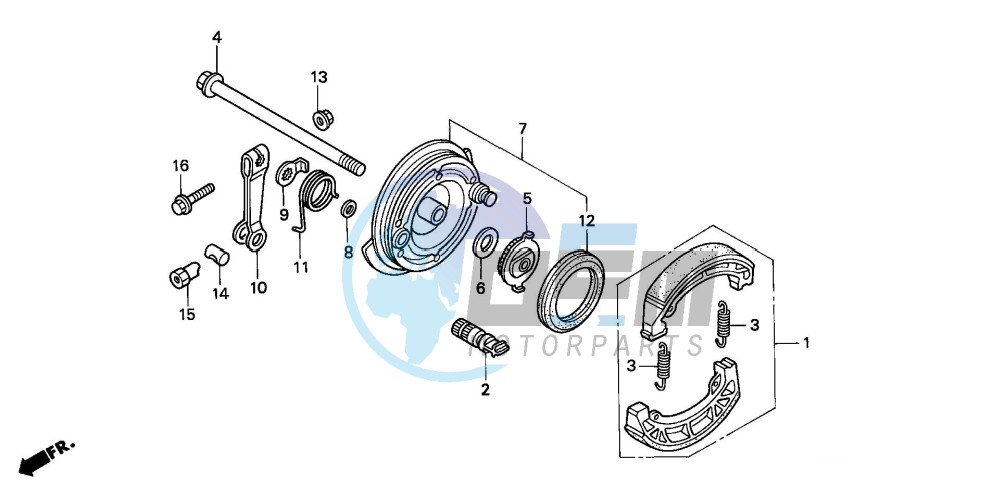 FRONT BRAKE PANEL