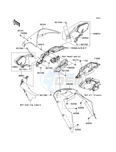 NINJA_ZX-10R ZX1000JBF FR GB XX (EU ME A(FRICA) drawing Cowling