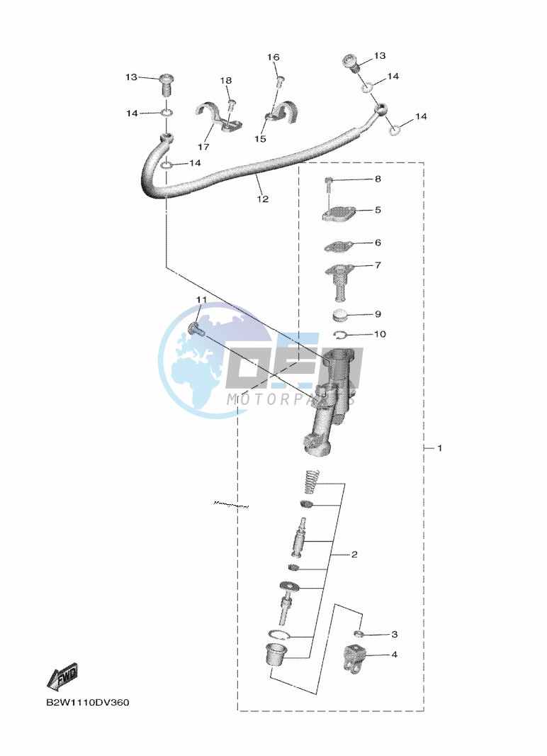 REAR MASTER CYLINDER