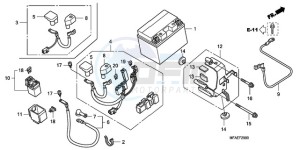 CBF1000A UK - (E / MKH) drawing BATTERY