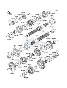 Z750 ZR750LBF FR GB XX (EU ME A(FRICA) drawing Transmission