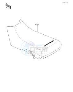 KLF 300 A [BAYOU 300] (A2) [BAYOU 300] drawing SEAT