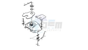 DXR - 250 CC drawing FUEL TANK