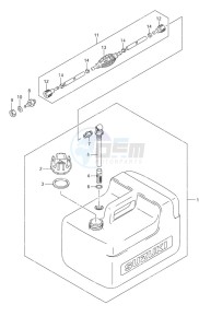 DF 9.9 drawing Fuel Tank