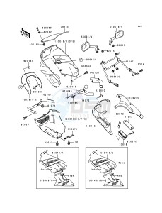 ZX 600 D [NINJA ZX-6] (D1) [NINJA ZX-6] drawing COWLING