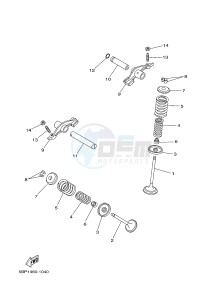 YZ250X (BJ41) drawing VALVE