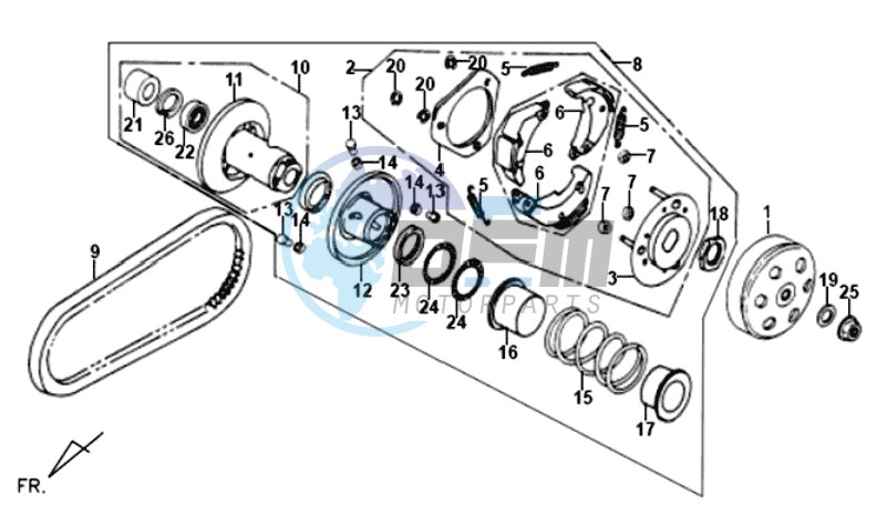 CLUTCH / V-BELT