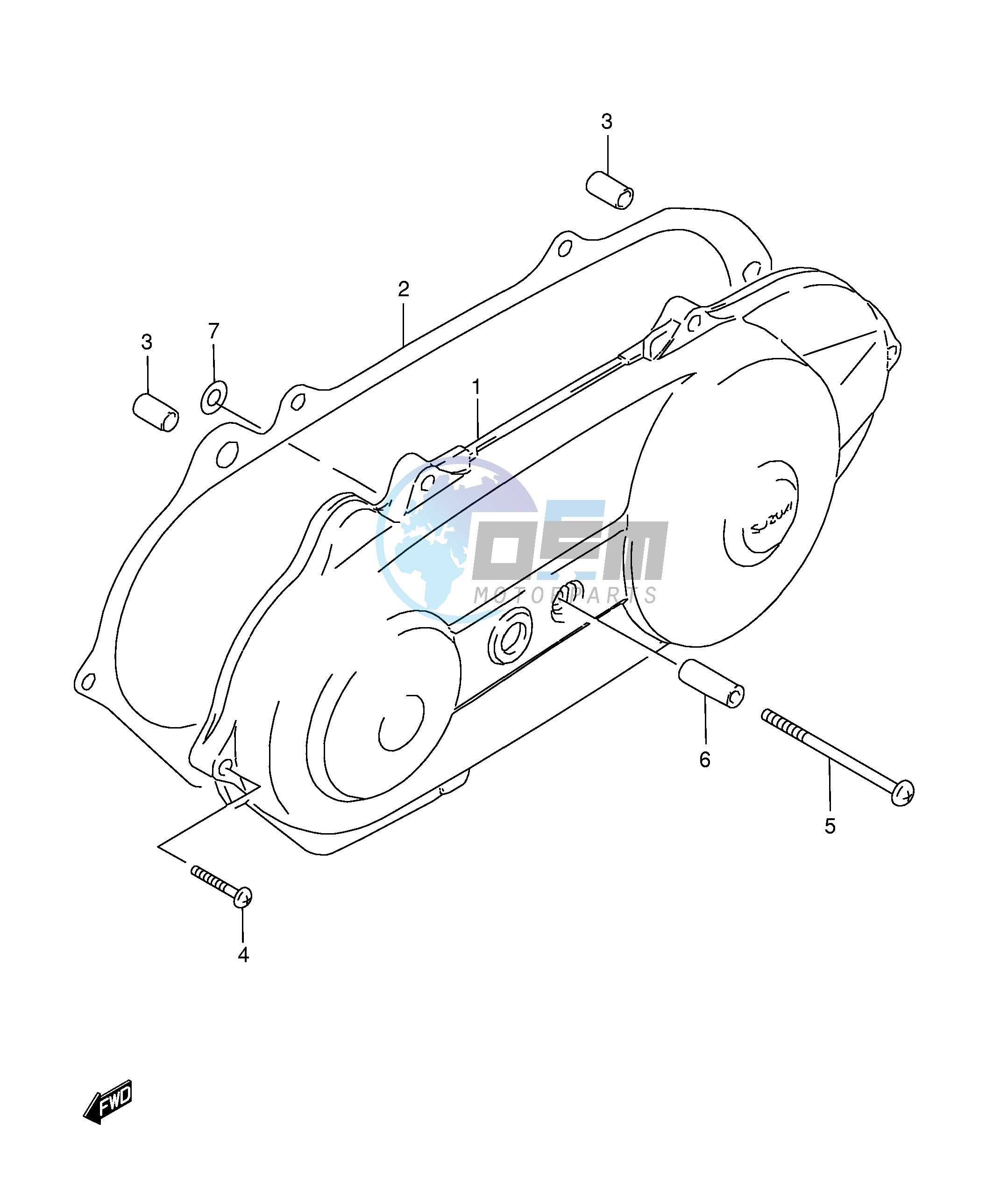 CRANKCASE LH COVER