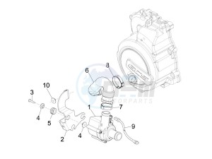 MP3 125 ie Touring drawing Cooler pump