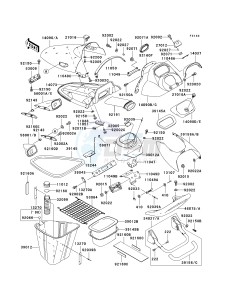 JT 1100 B [1100 STX] (B1-B2) [1100 STX] drawing HULL FITTINGS