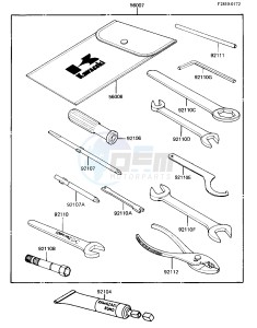 KL 600 A [KL600] (A1) [KL600] drawing OWNER TOOLS