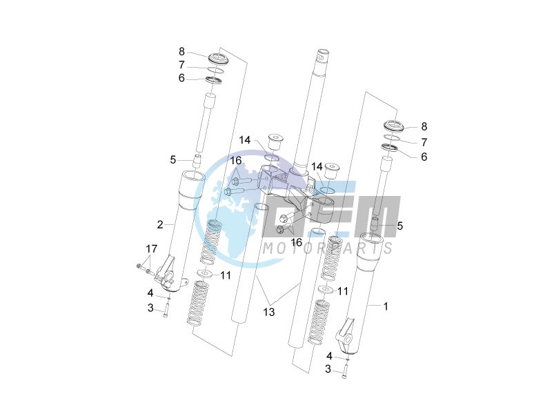 Fork components (Kayaba)