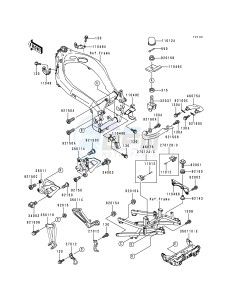 ZX 750 P [NINJA ZX-7R] (P1-P4) [NINJA ZX-7R] drawing ELECTRO BRACKET