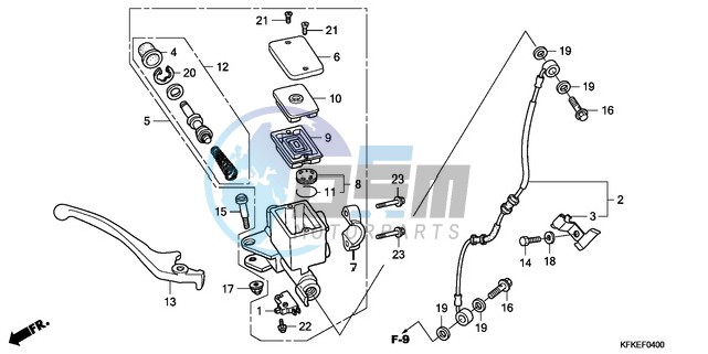 FRONT BRAKE MASTER CYLINDER