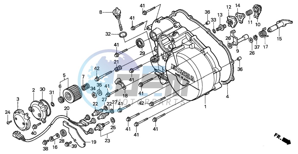 RIGHT CRANKCASE COVER